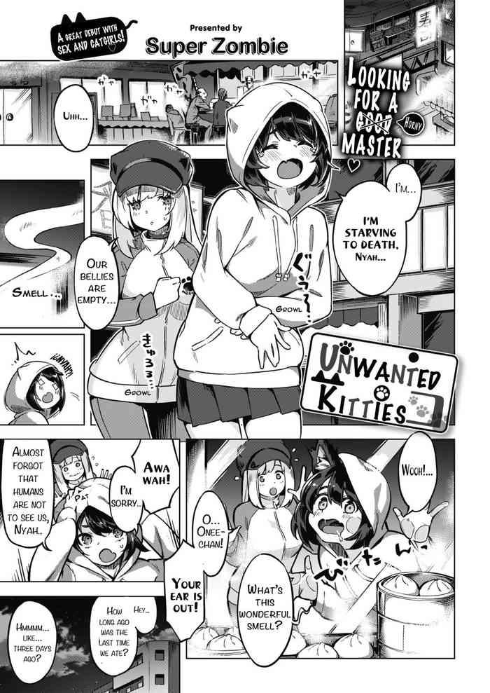 Stockings Oshikake Nyanko | Unwanted Kitties KIMONO