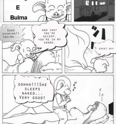 European Bulma and Oolong- Dragon ball hentai Massage Sex